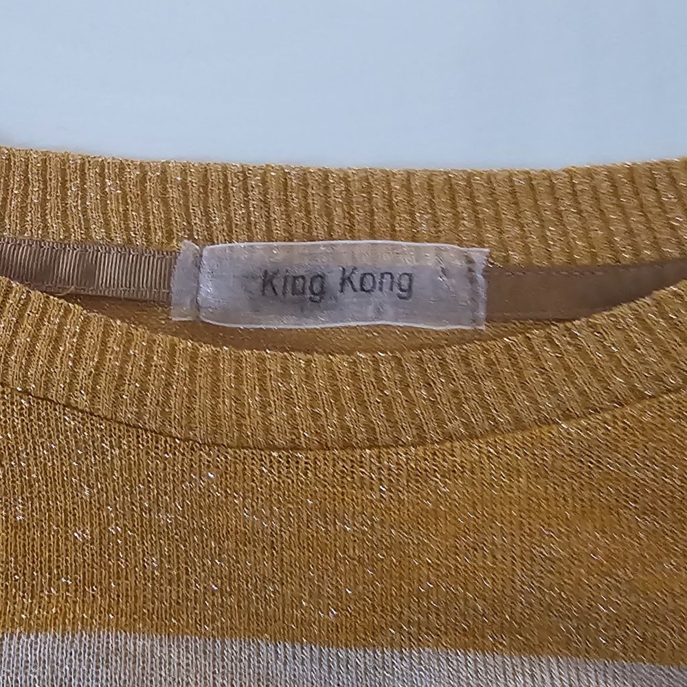 Multi Colour Light Knit Sweater with Sparkle Thread /Ruffles - Picture 6 of 6